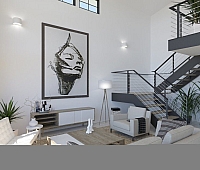 Living Room Stairwell